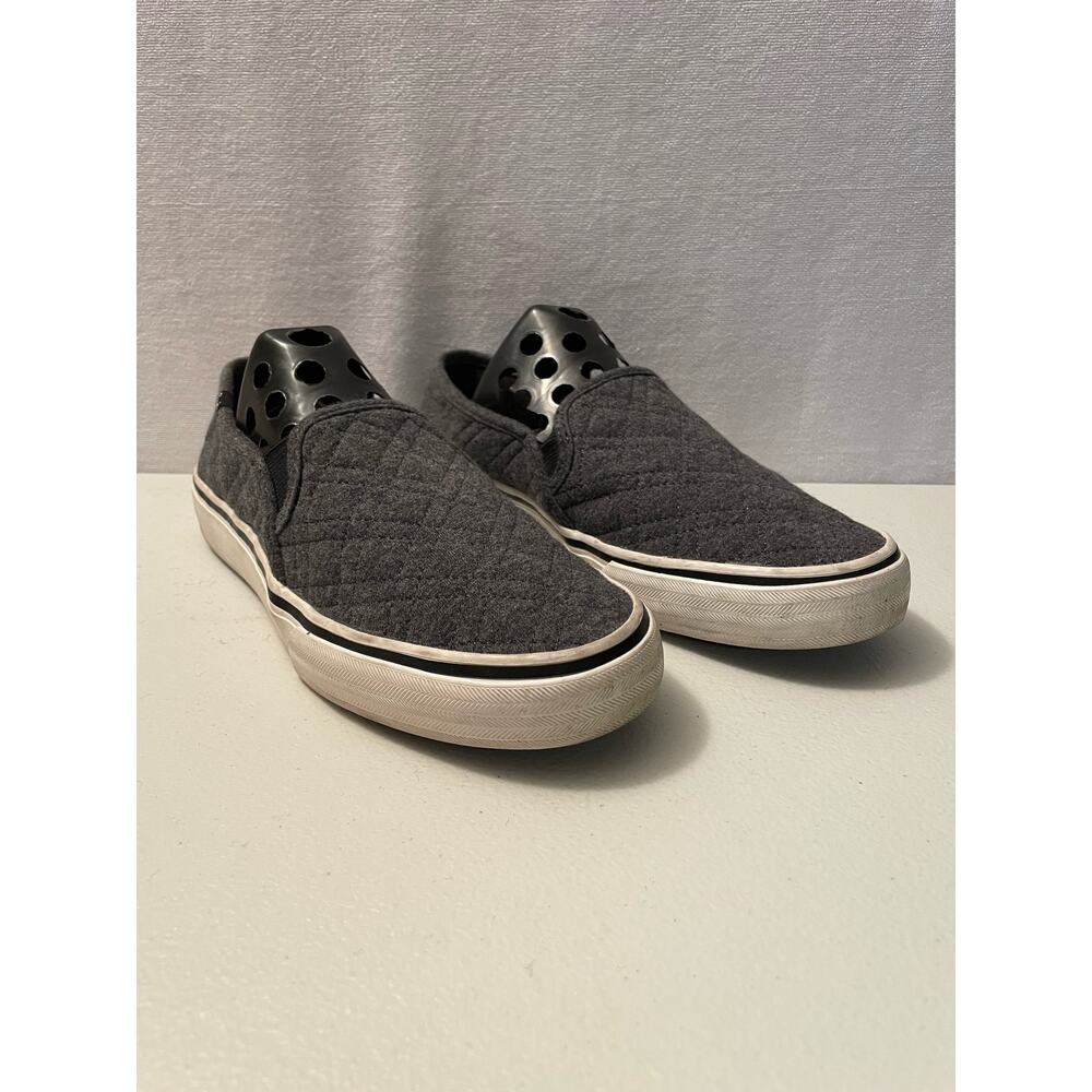 KEDS womens wool slip on sneakers size 6 denim blue color quilted pattern